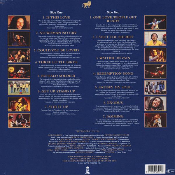 Bob Marley & The Wailers - Legend - 7793