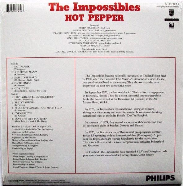The Impossibles - Hot Pepper - 814