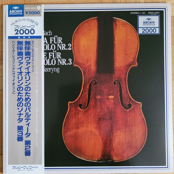 Johann Sebastian Bach - Partita Für Violine Solo No. 2, Sonata Für Violine Solo No. 3 - 13309