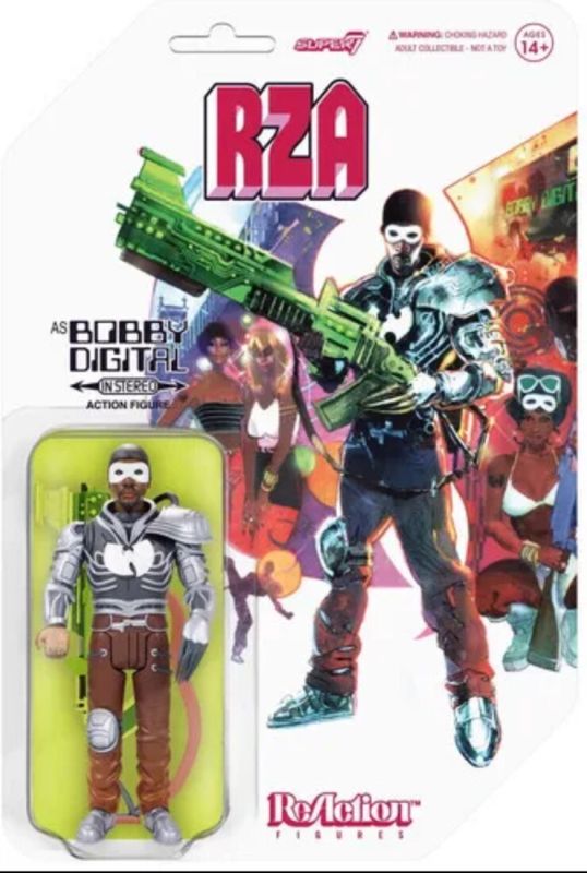 RZA - Bobby Digital Super7) Reaction Figure - 3.75" - 13458
